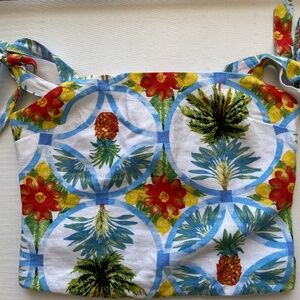 Rachel Zoe Linen Blend Crop Top